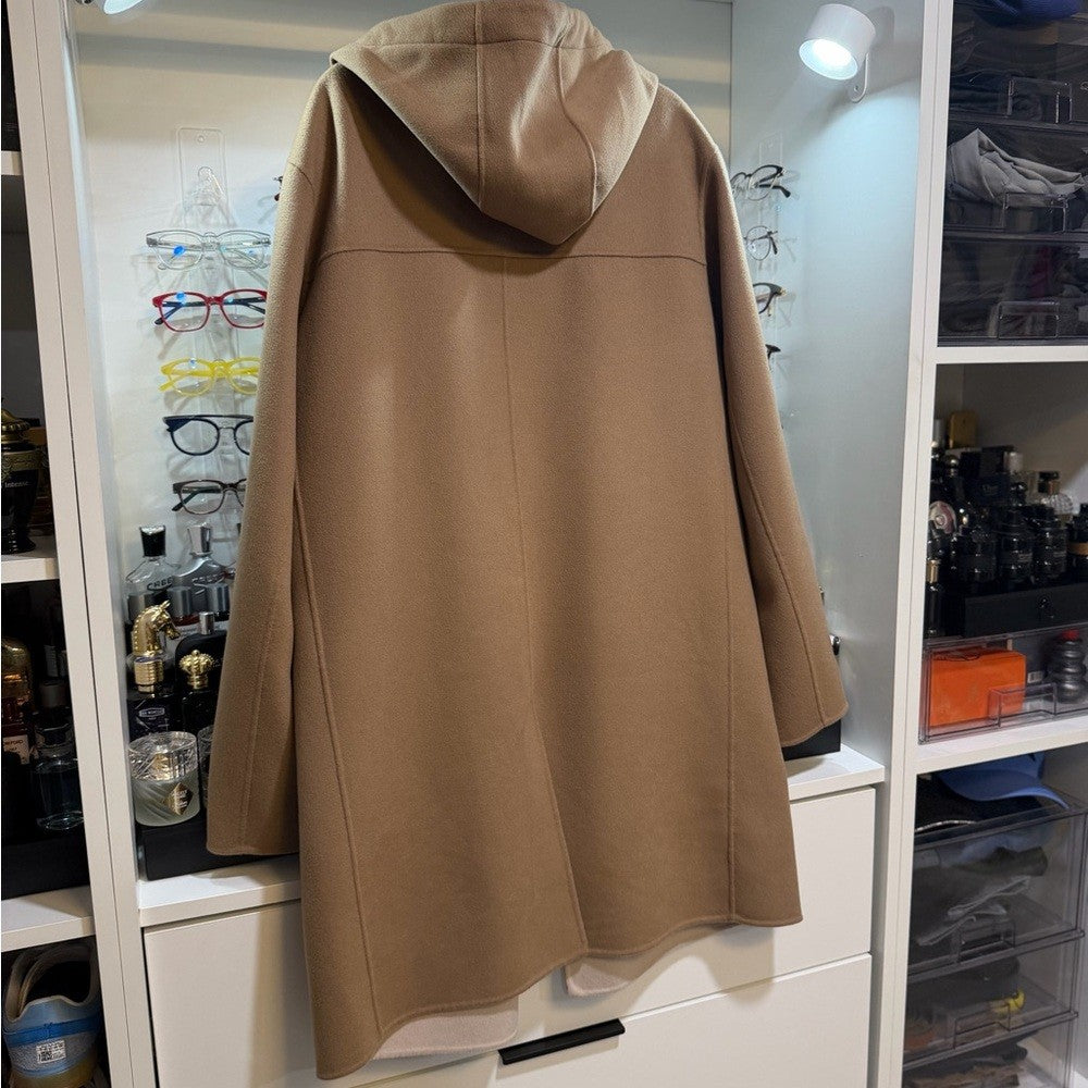 Mackage Men's Beige Hooded Trench Coat