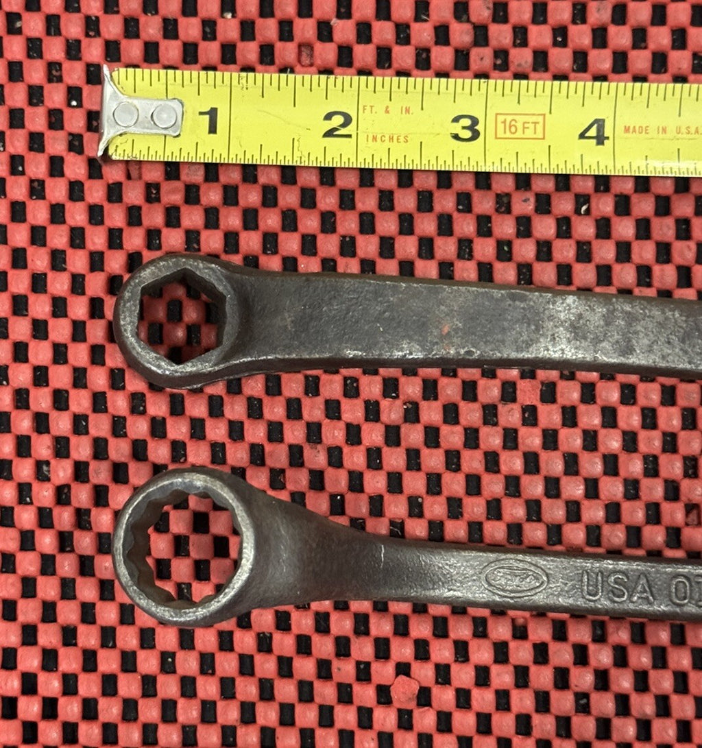 Vintage FORD 1940s 2 Pc SET Wrench 01A-17017B & T-5893 Specialty Tool OEM USA N9