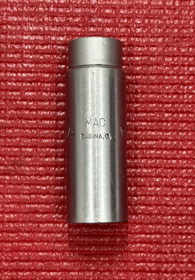 Vintage Mac Tools VD242, 1/2" DR, 3/4" Deep Well Socket 12PT Sabina O.H. USA