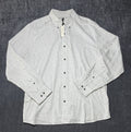 Banana Republic Button-Up Shirt Men's XL Gray Standard Fit Casual Wear Collared