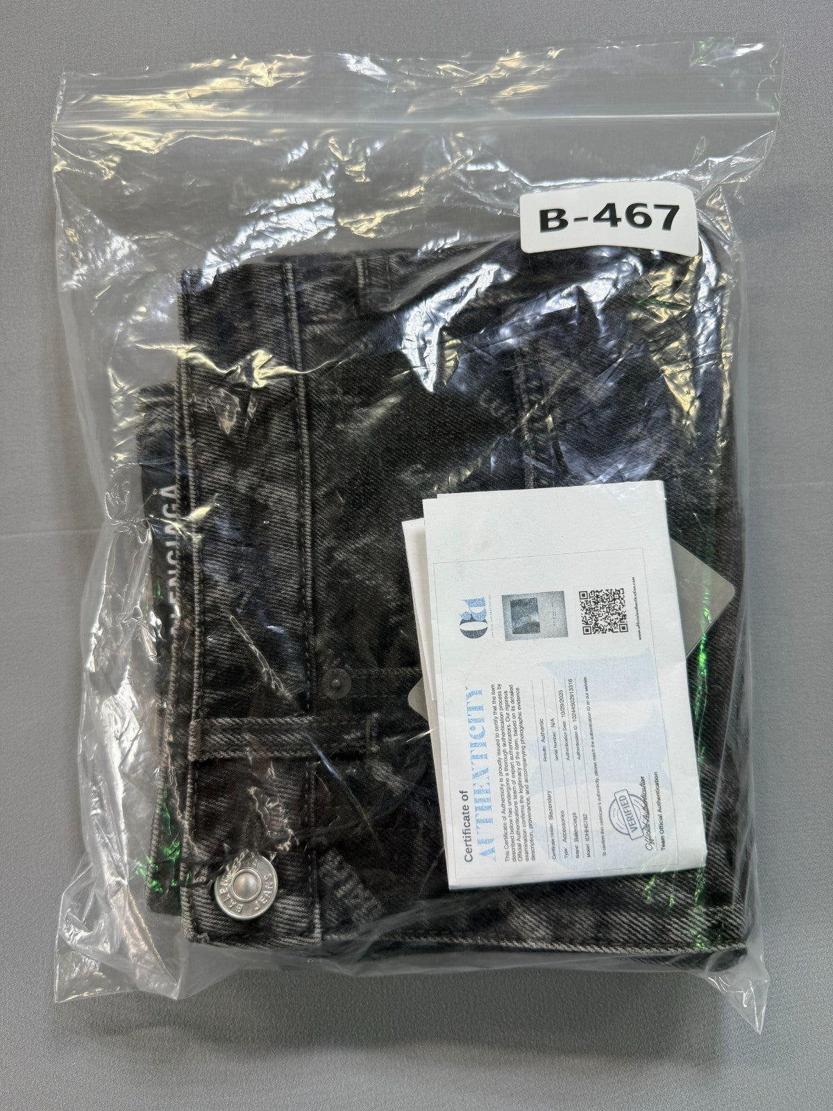 NWT Balenciaga Mini Denim Skirt Women's 36 Charcoal Gray 5-Pockets Casual Wear