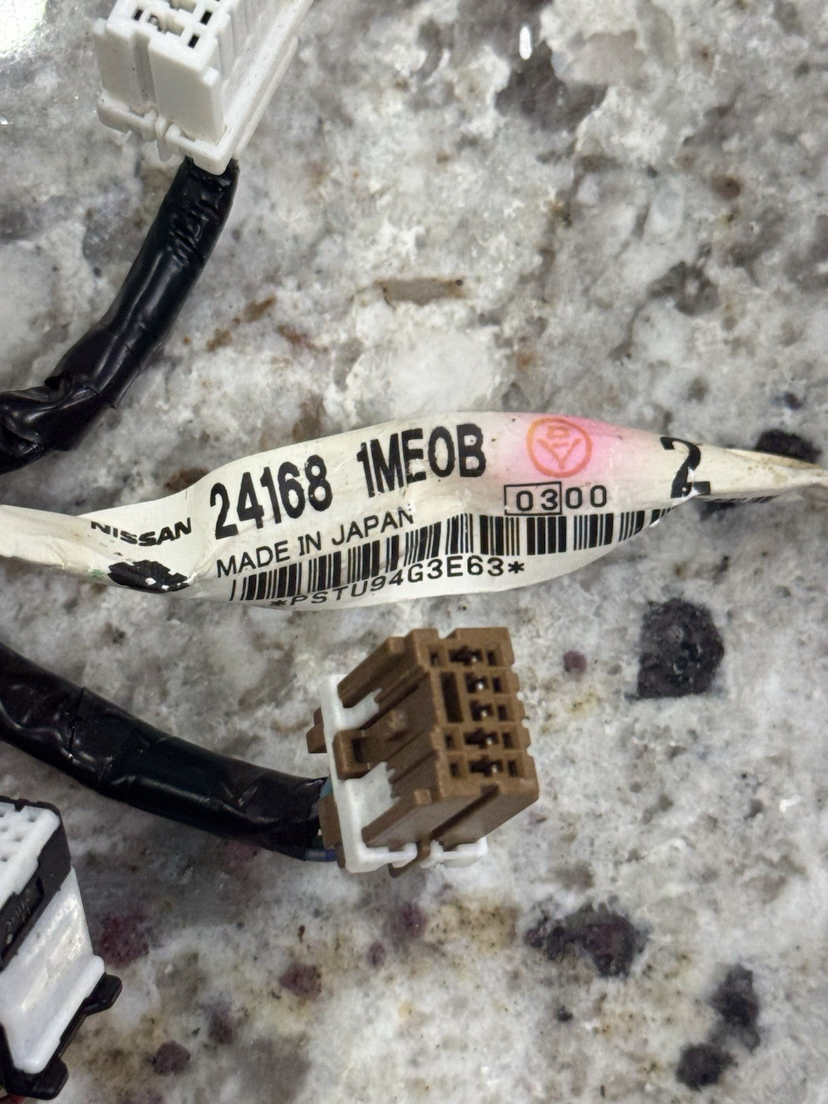 2011 - 2019 Infiniti Under Center Console Wiring Harness-Sub Jumper 24168 1ME0B