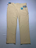 Birdie Bound Regular Fit Golf Pants Men's 40x30 Beige Straight Leg Performance