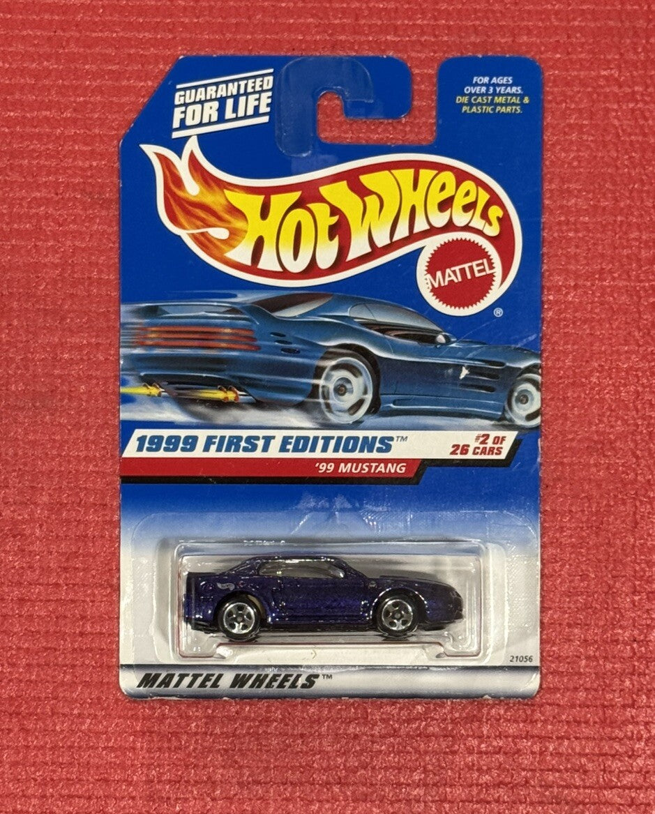 NEW Hot Wheels 1999 First Editions Series 99' Mustang 2 of 26 Mattel Wheels #909