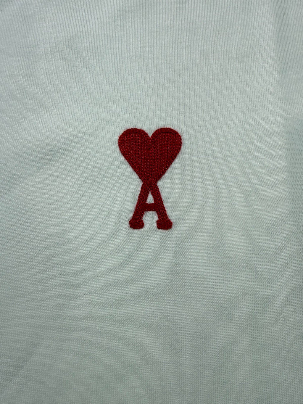 NWT Ami T-Shirt Men's X-Small White Short Sleeve Crew Neck Pullover Lightweight