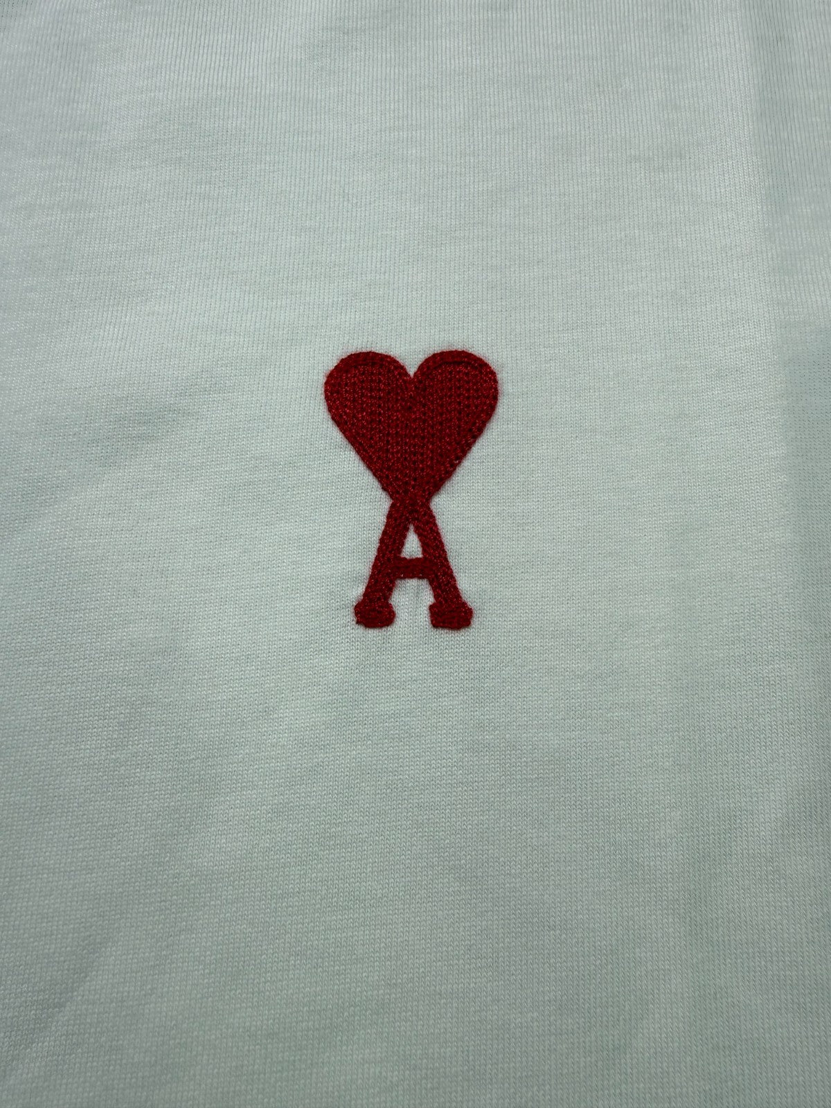 NWT Ami T-Shirt Men's X-Small White Short Sleeve Crew Neck Pullover Lightweight