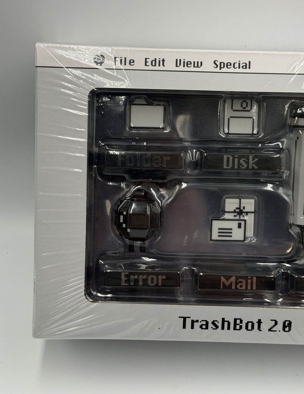 Trashbot 2.0 Stationery Set Retro Desk Organizer Classic Bot & Whiteboard NEW