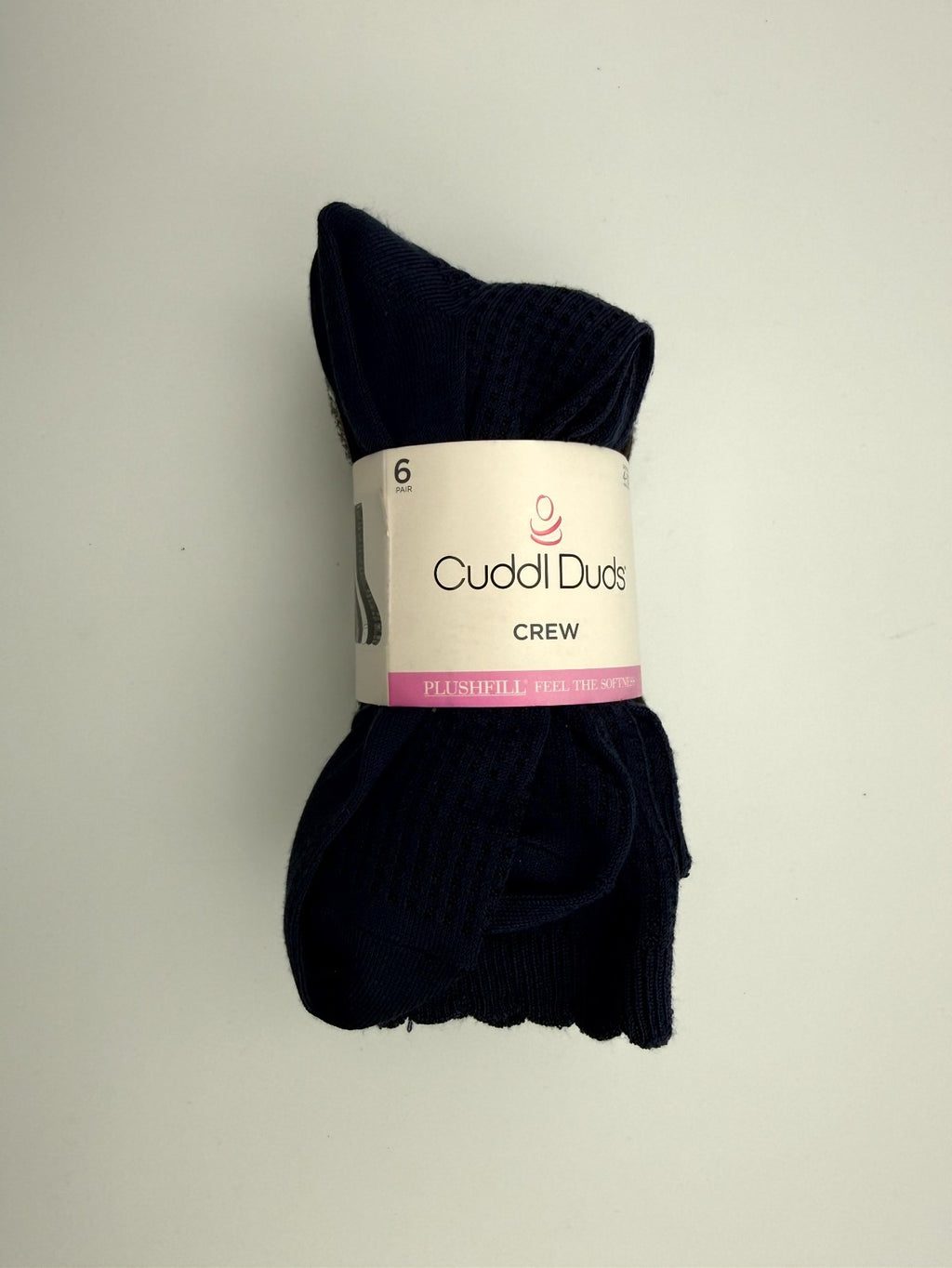 New Cuddl Duds Plushfill Crew Socks Women's Shoes Size 4-10 Comfort - Pairs Of 6