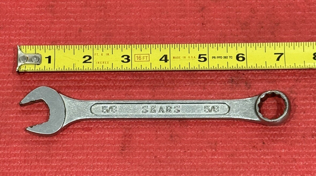 Vintage Sears SAE 5/8" Combination Wrench 12PT Made In Japan