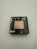 New Maybelline Fit Me Set + Smooth 125 Nude Beige Makeup Pressed Powder - 0.3 Oz