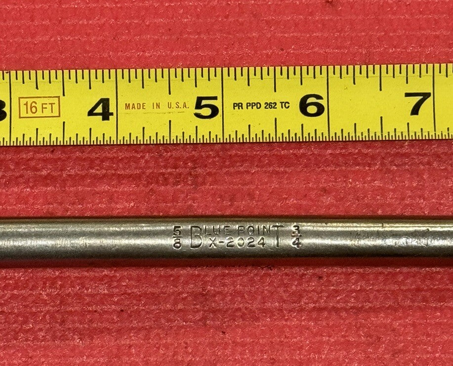 Vintage Blue Point Tools X-2024, 5/8" X 3/4" Offset Box Wrench USA BY SNAP ON