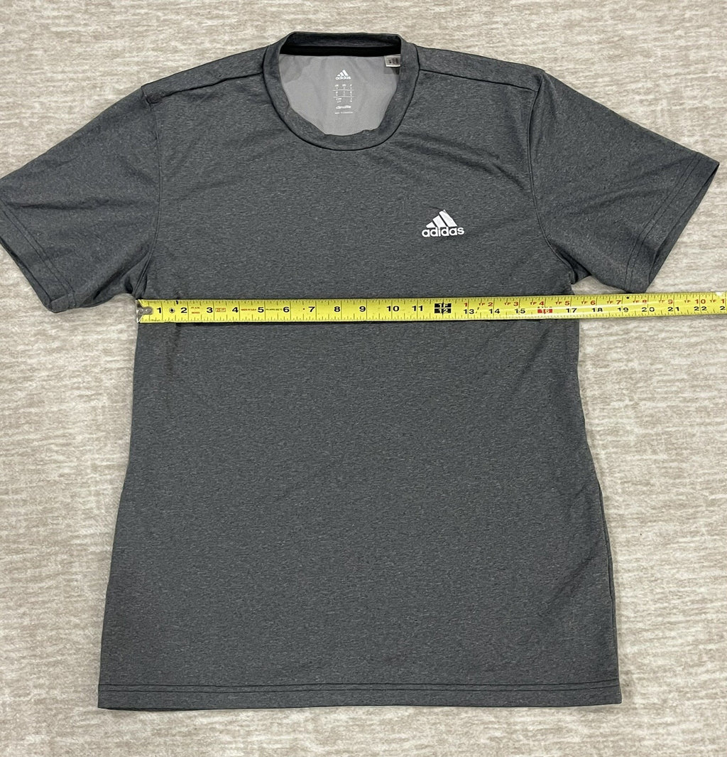 Adidas Climalite Grey Dry Fit Short Sleeve Shirt, Men’s T-shirt Small (S)