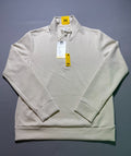 NWT Member's Mark Sandwash Quarter-Zip Pullover Sweater Men's Medium Beige Cozy