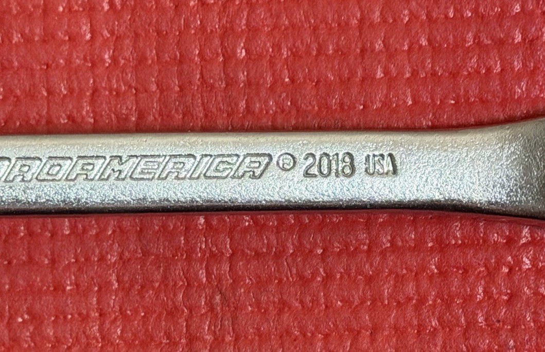 Vintage ProAmerica 9/16" Combination Wrench, No 2018, Made in USA