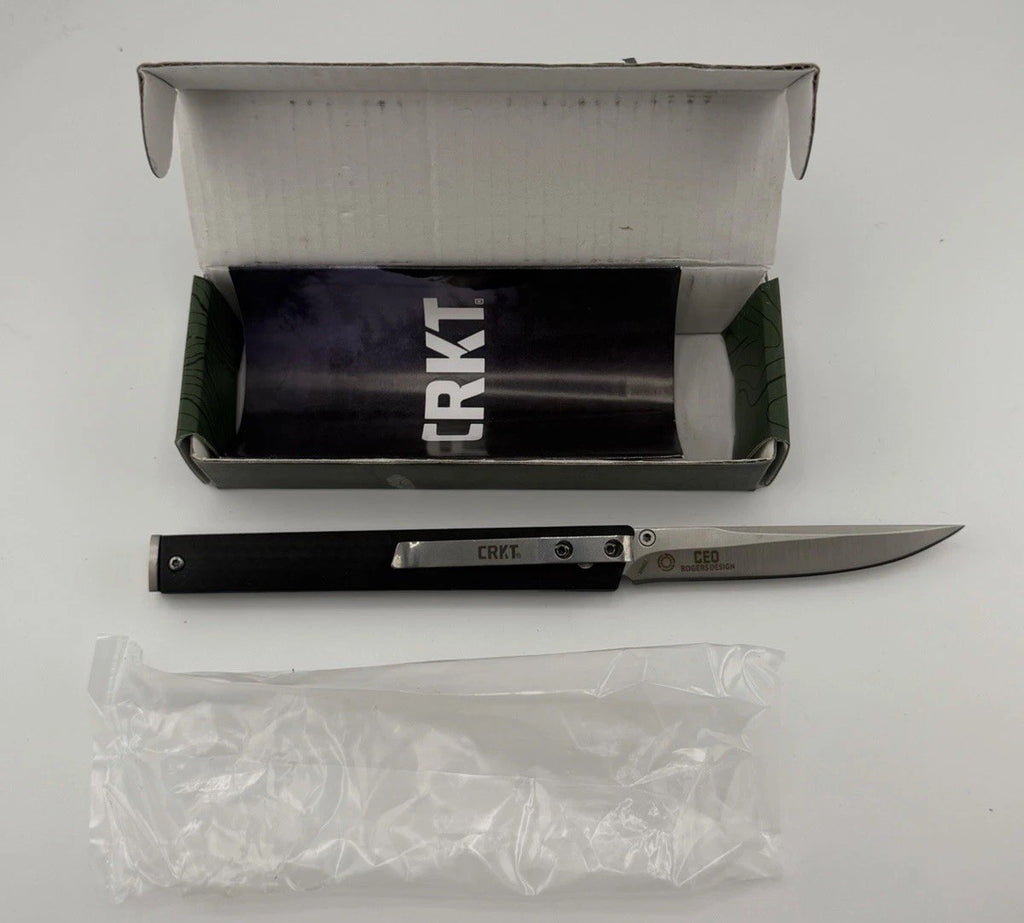 CRKT 7096K CEO Richard Rogers Design EDC Liner Lock Folder Vintage Collectible