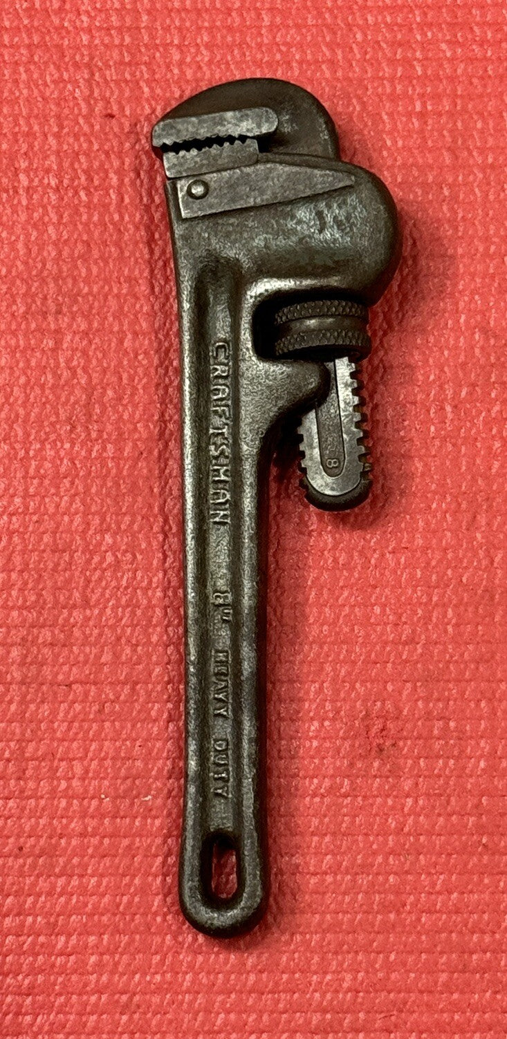 Vintage Craftsman 5567, 8" Heavy Duty Pipe Wrench Made in USA