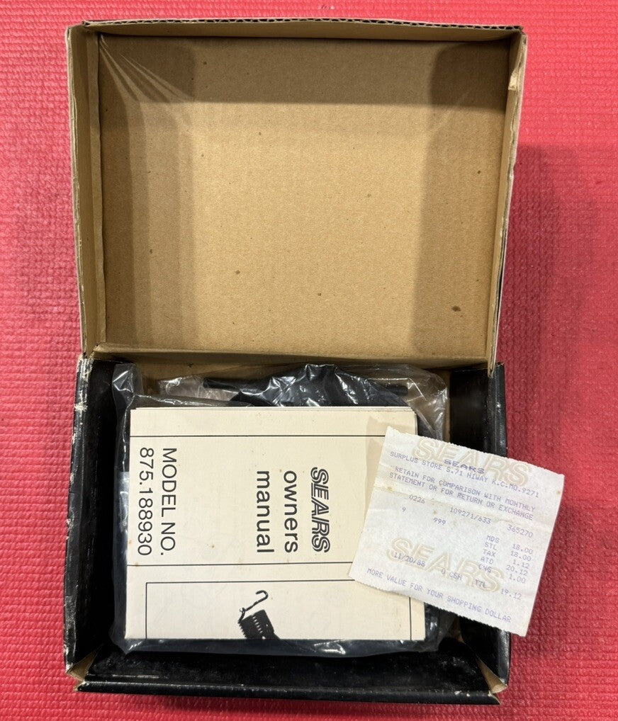 Vintage Sears Craftsman NEW 18965 High-Speed Rotary Sander Air-Drive w/ OG Box
