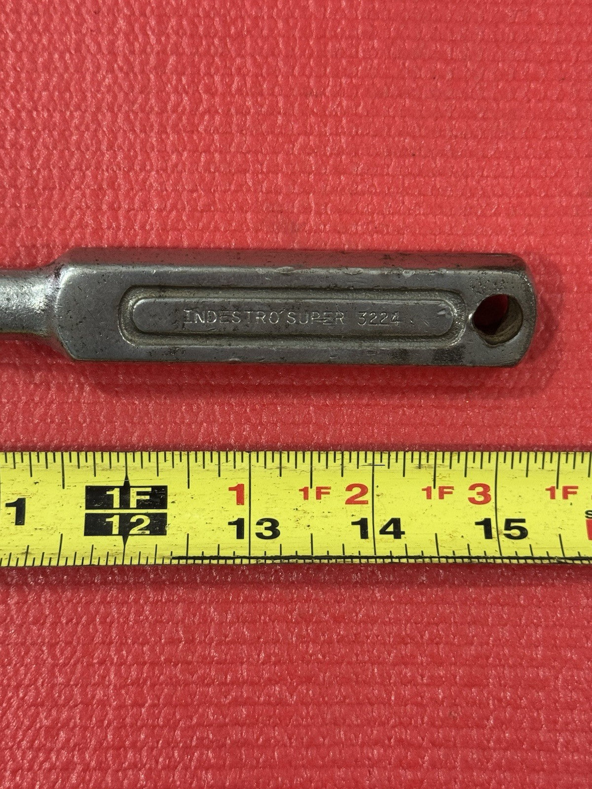 Vintage Indestro Super No. 3224 1/2" Drive Flex Breaker Bar 15” Long Made In USA