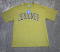 NWT Market Short Sleeve "Designer" T-Shirt Men's Large Olive Green Crew Neck