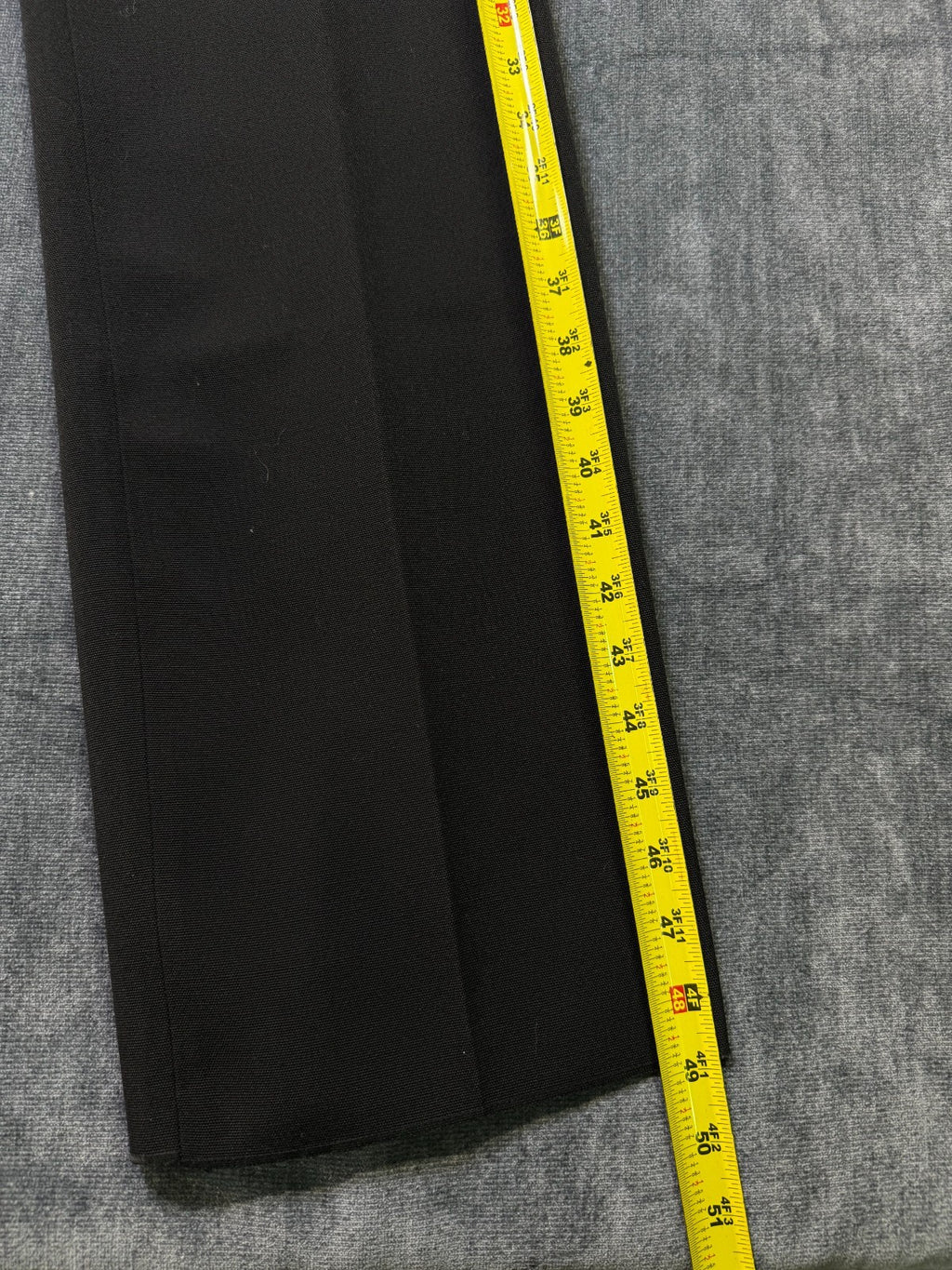 NEW Off-White Seasonal Pants Black Buckle Dry Wool Slim Men's Size 52   $1317.00