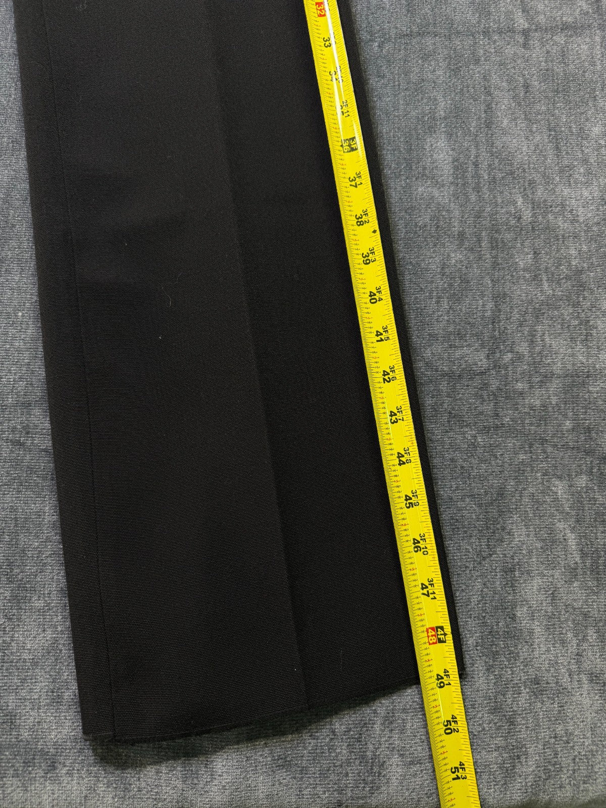 NEW Off-White Seasonal Pants Black Buckle Dry Wool Slim Men's Size 52   $1317.00