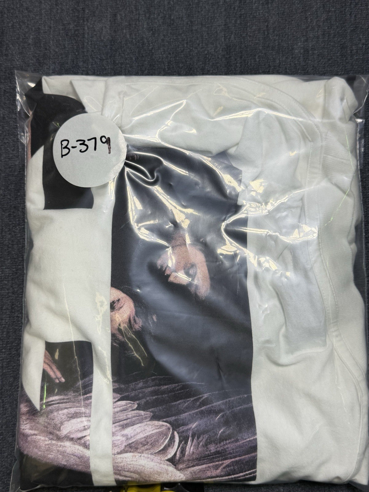 Off-White White Printed Cotton Crew Neck Oversized- XXS TShirt