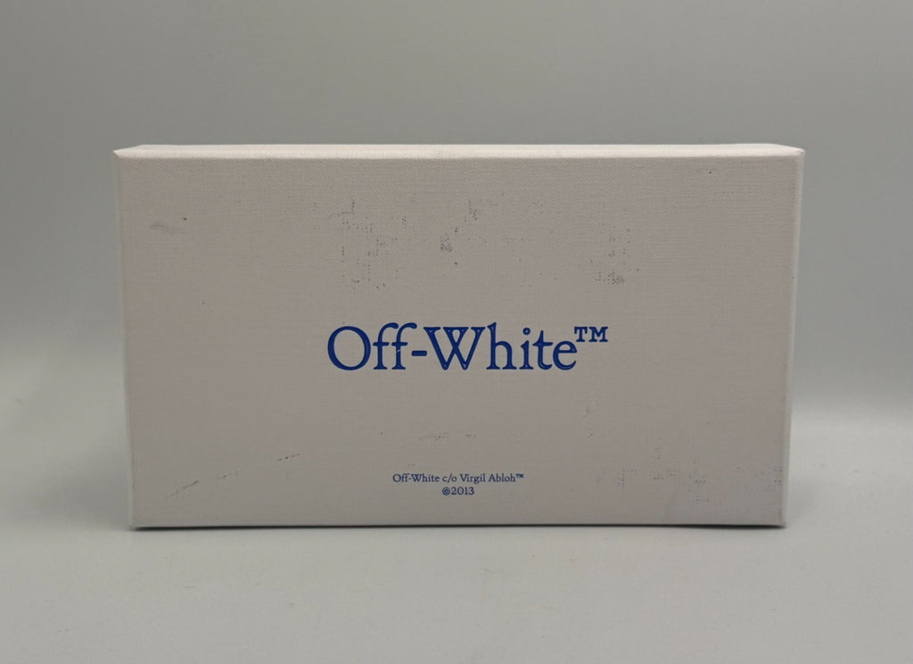 New Off-White Seattle Sunglasses Men's Light Blue Arrow Logo Full Rim Modern