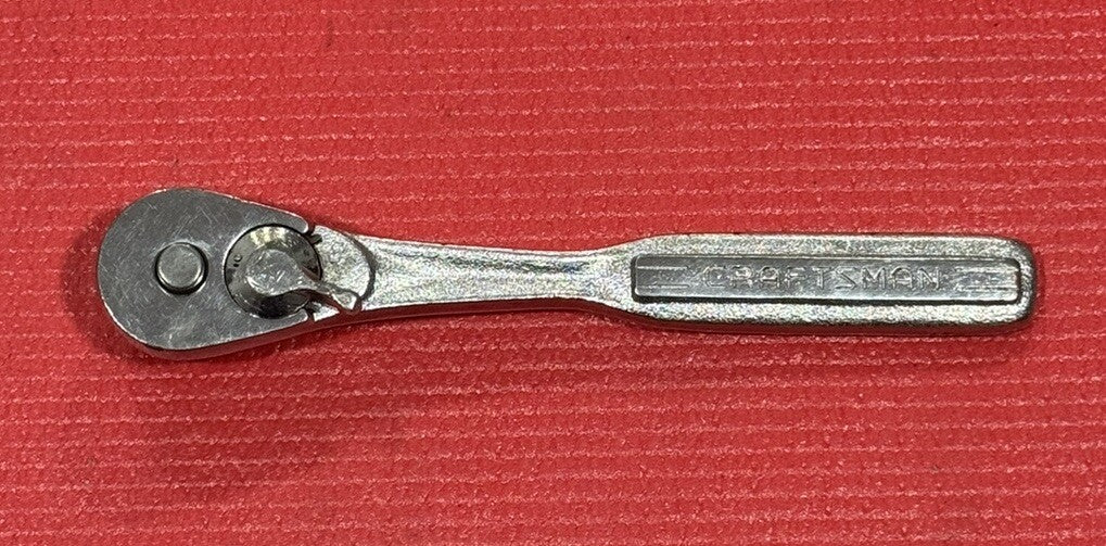 Craftsman V 43784  3/8" Drive 7" Quick Release Ratchet Forged In USA Nice!