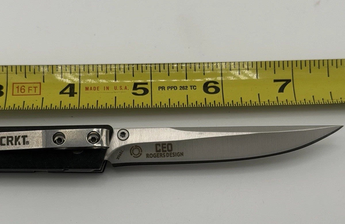 CRKT 7096K CEO Richard Rogers Design EDC Liner Lock Folder Vintage Collectible