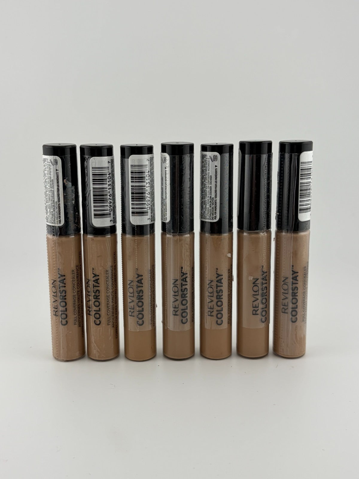 Revlon ColorStay Full Coverage Concealer Makeup 18M 040 Medium Deep - Set of 7