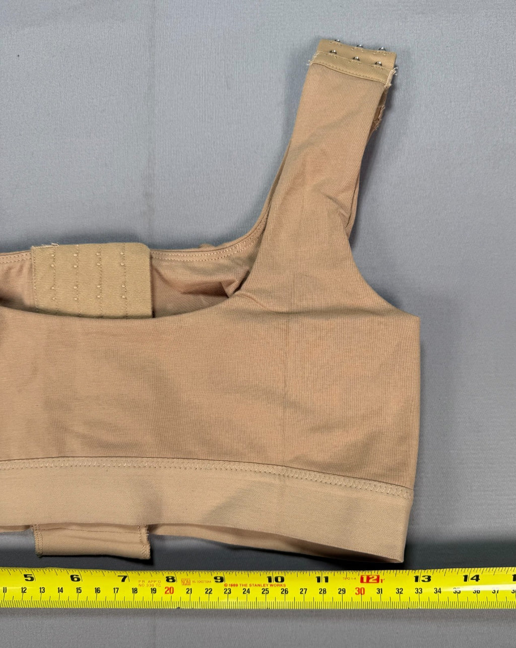 Women's Nude Post Surgery Front Closure Sports Bra Posture Corrector Support Top