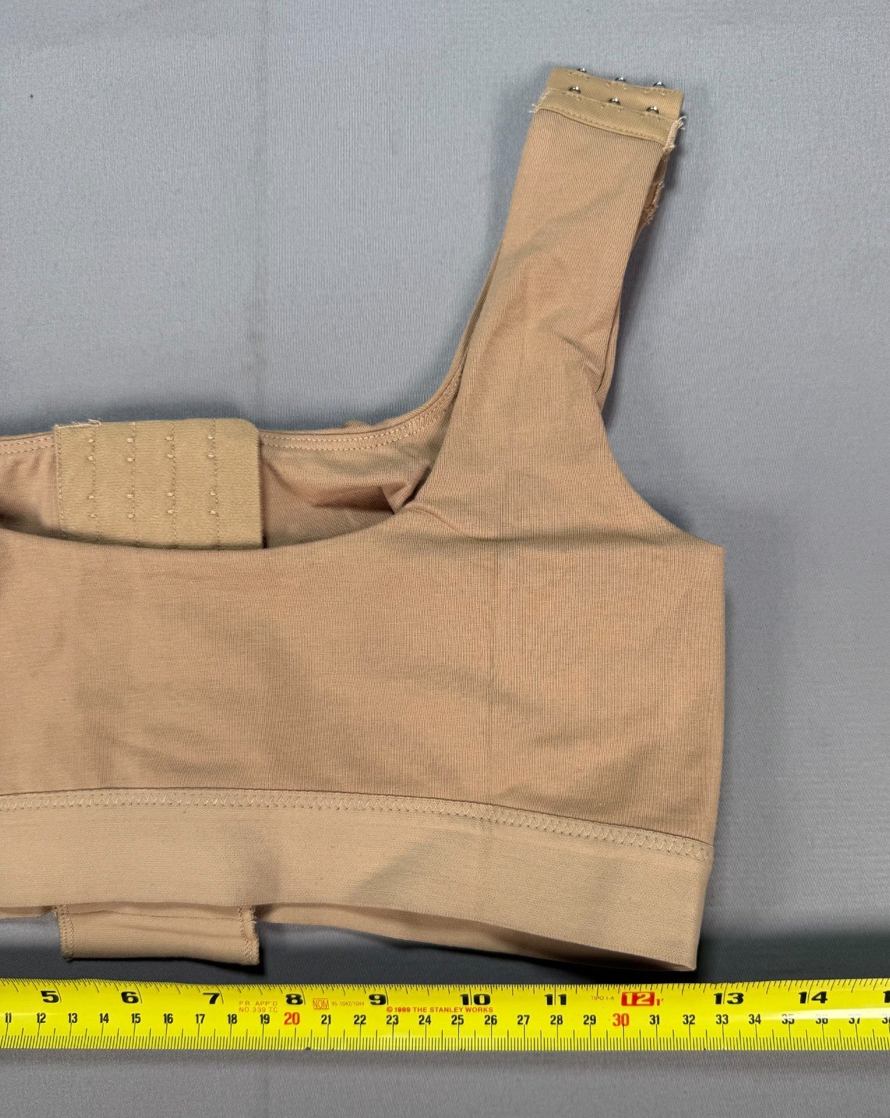Women's Nude Post Surgery Front Closure Sports Bra Posture Corrector Support Top