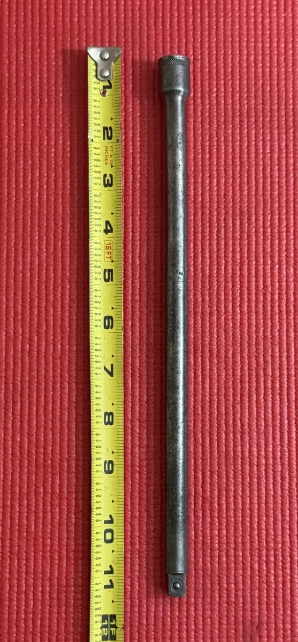 Vintage Husky H3715 Knurled 11” Long 3/8” Extension Made In USA