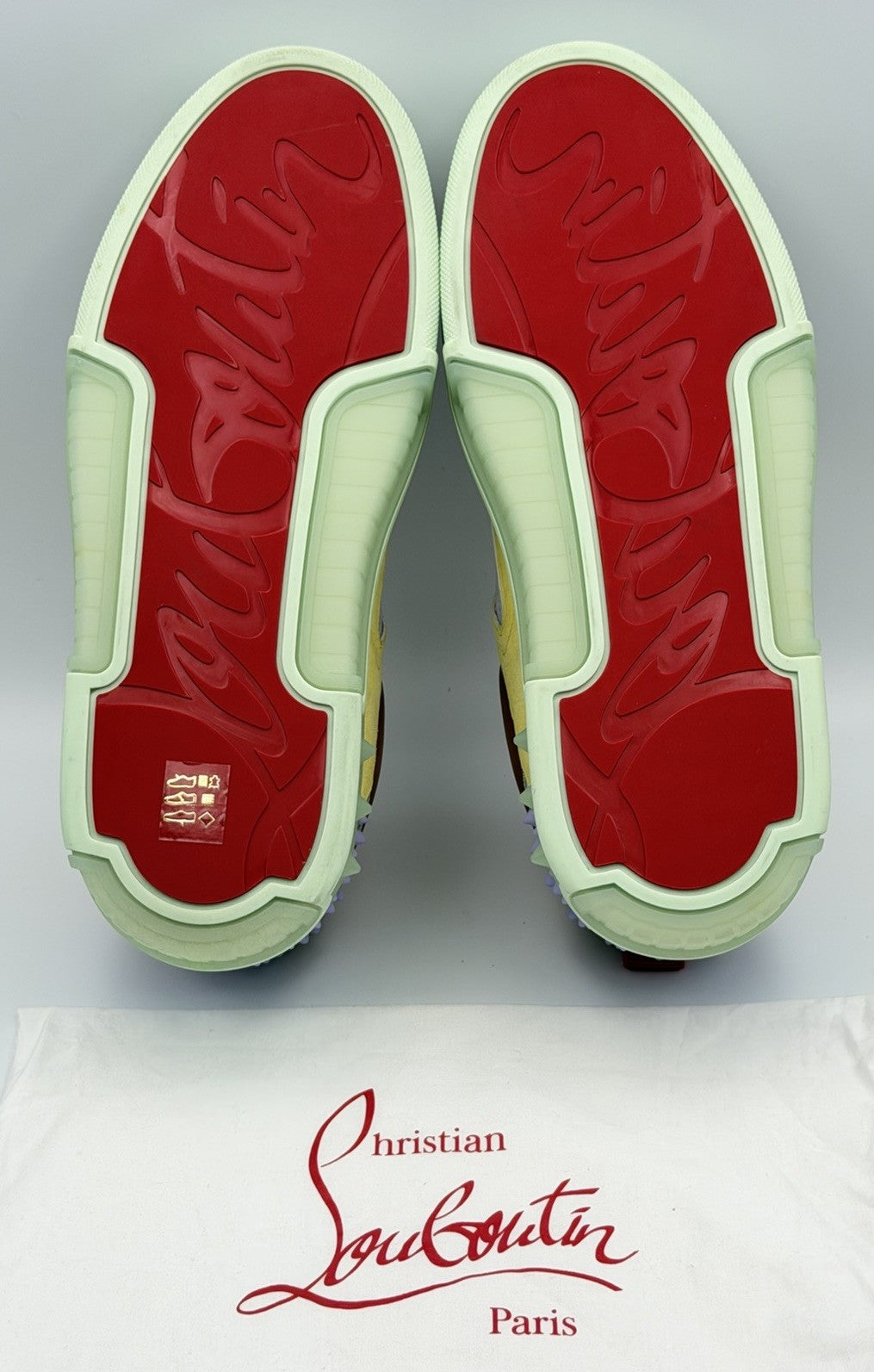 AUTHENTIC Christian Louboutin Astroloubi low-top trainers Size 43.5 EU 10.5 US