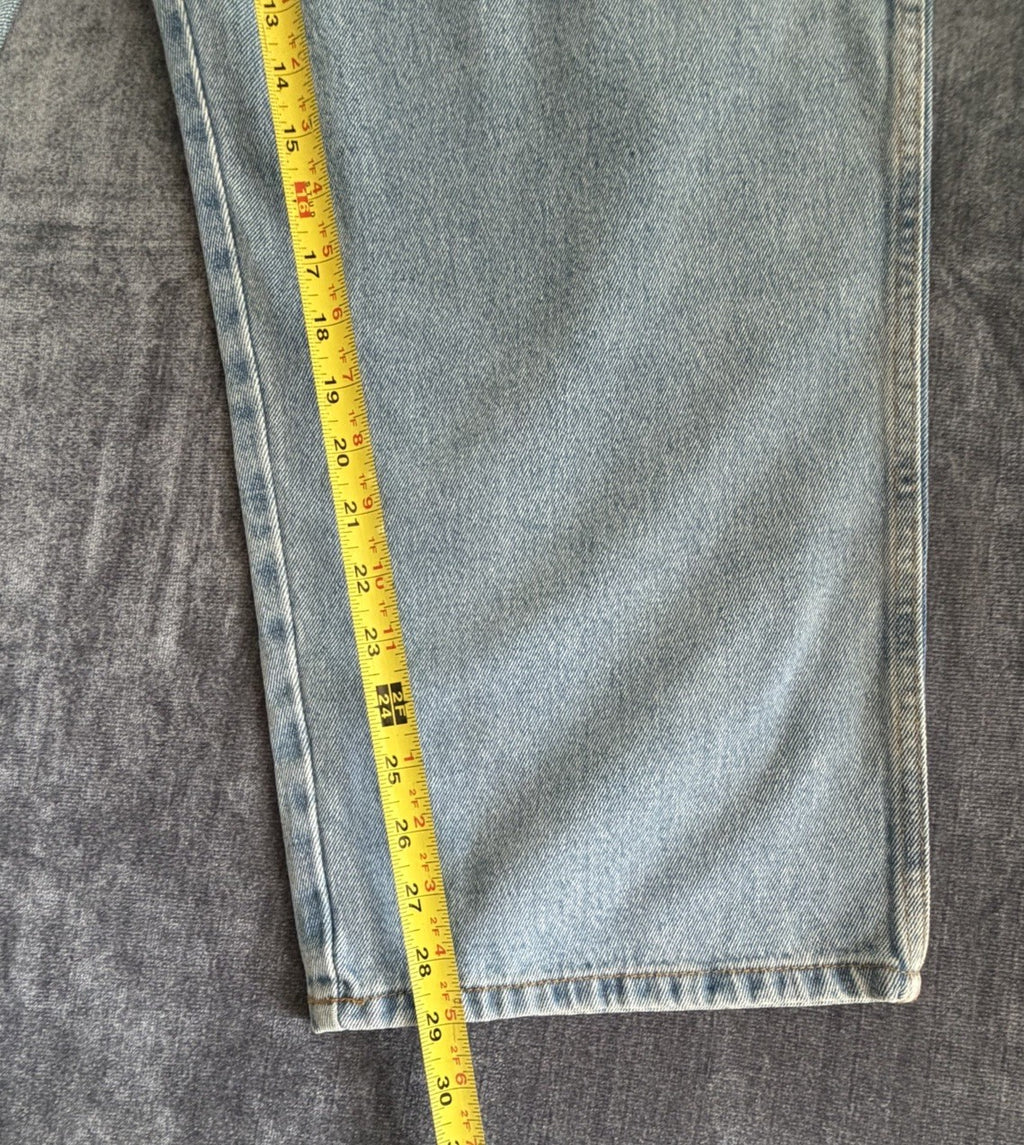 Basic Editions Regular Fit Men’s 48W X 30L Denim Blue Light Jeans NWT