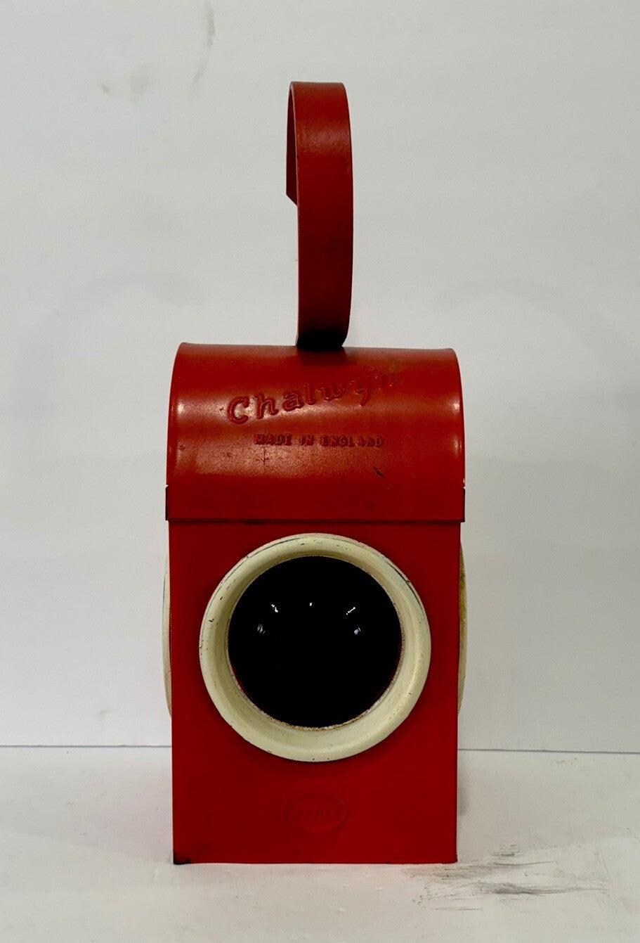 Vintage Chalwyn Road Railway Lantern, Paraffin With Burner Rare