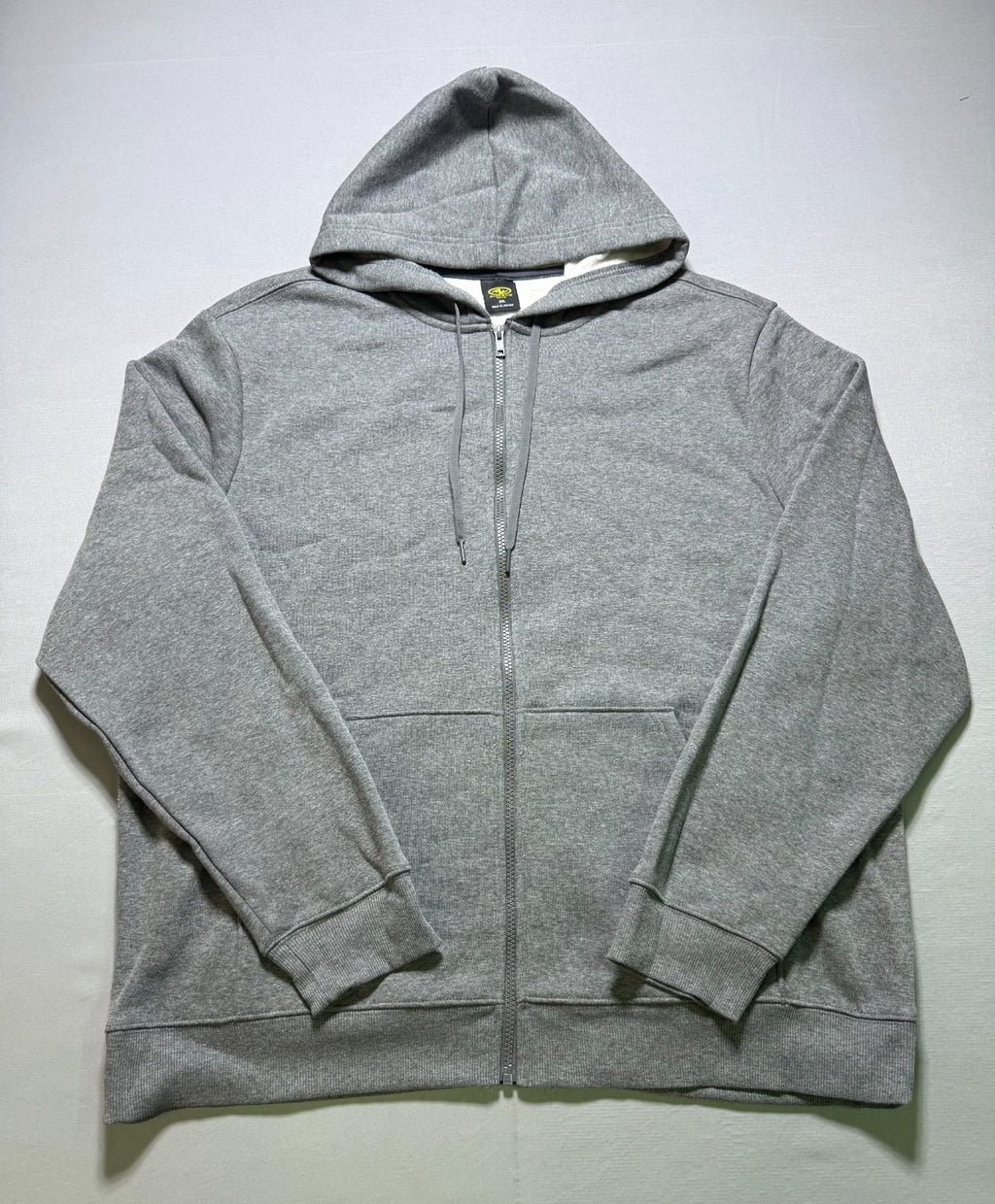 Athletic Works Fleece Full-Zip Hoodie Men's 2XL Charcoal Gray Heather Outdoor