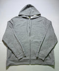 Athletic Works Fleece Full-Zip Hoodie Men's 2XL Charcoal Gray Heather Outdoor
