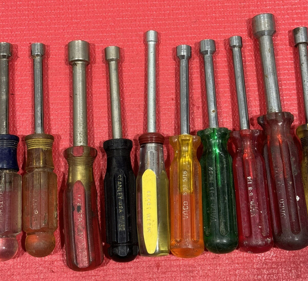 Stanley,Vaco,Craftsman,Doit & More 18 Pc Nut Driver Screwdriver Set ALL USA Lot