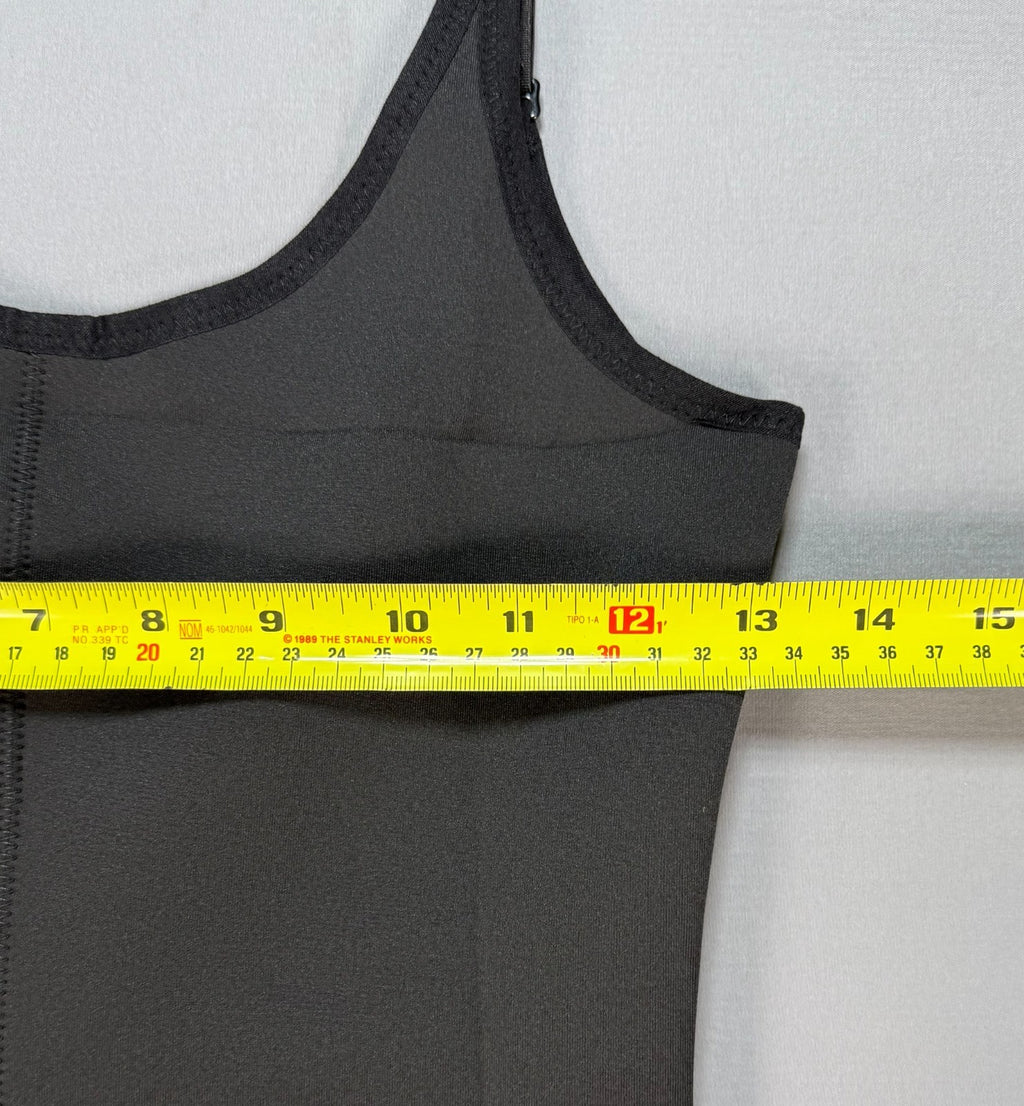Women's Shaper Bodysuit Size Medium Black Belly Sheath Tummy Control Camisole