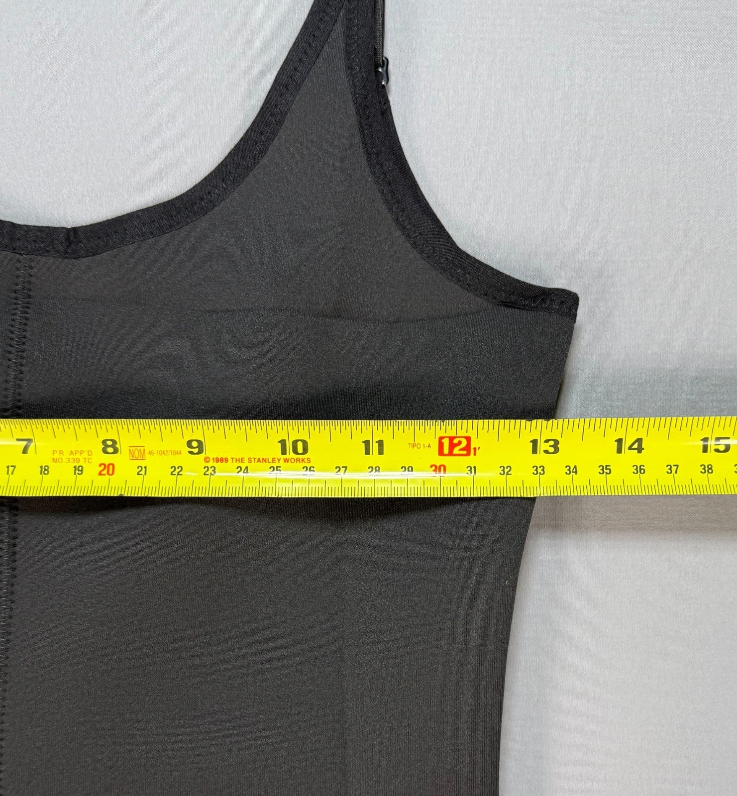 Women's Shaper Bodysuit Size Medium Black Belly Sheath Tummy Control Camisole