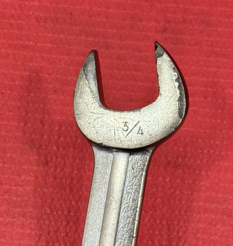 Vintage Blue-Point Tools S-2428 Open End Wrench 3/4" x 7/8" 10" Made In USA
