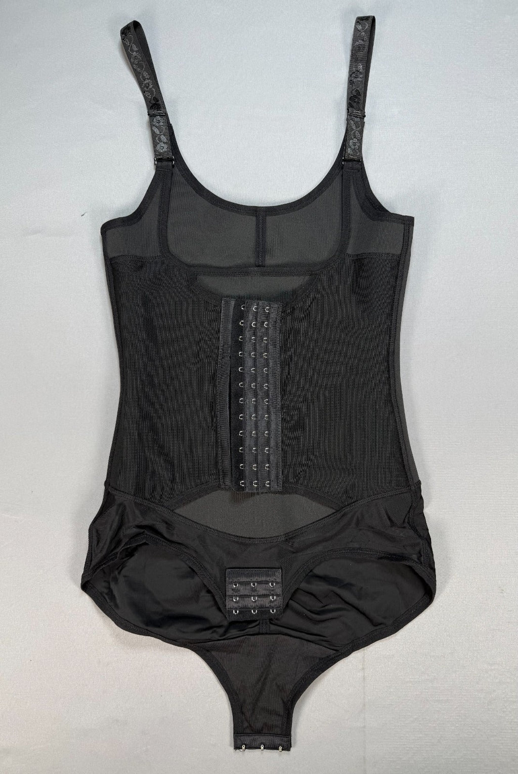Women's Body Shapewear Bodysuit Black Corset Thong Tummy Control Waist Trainer