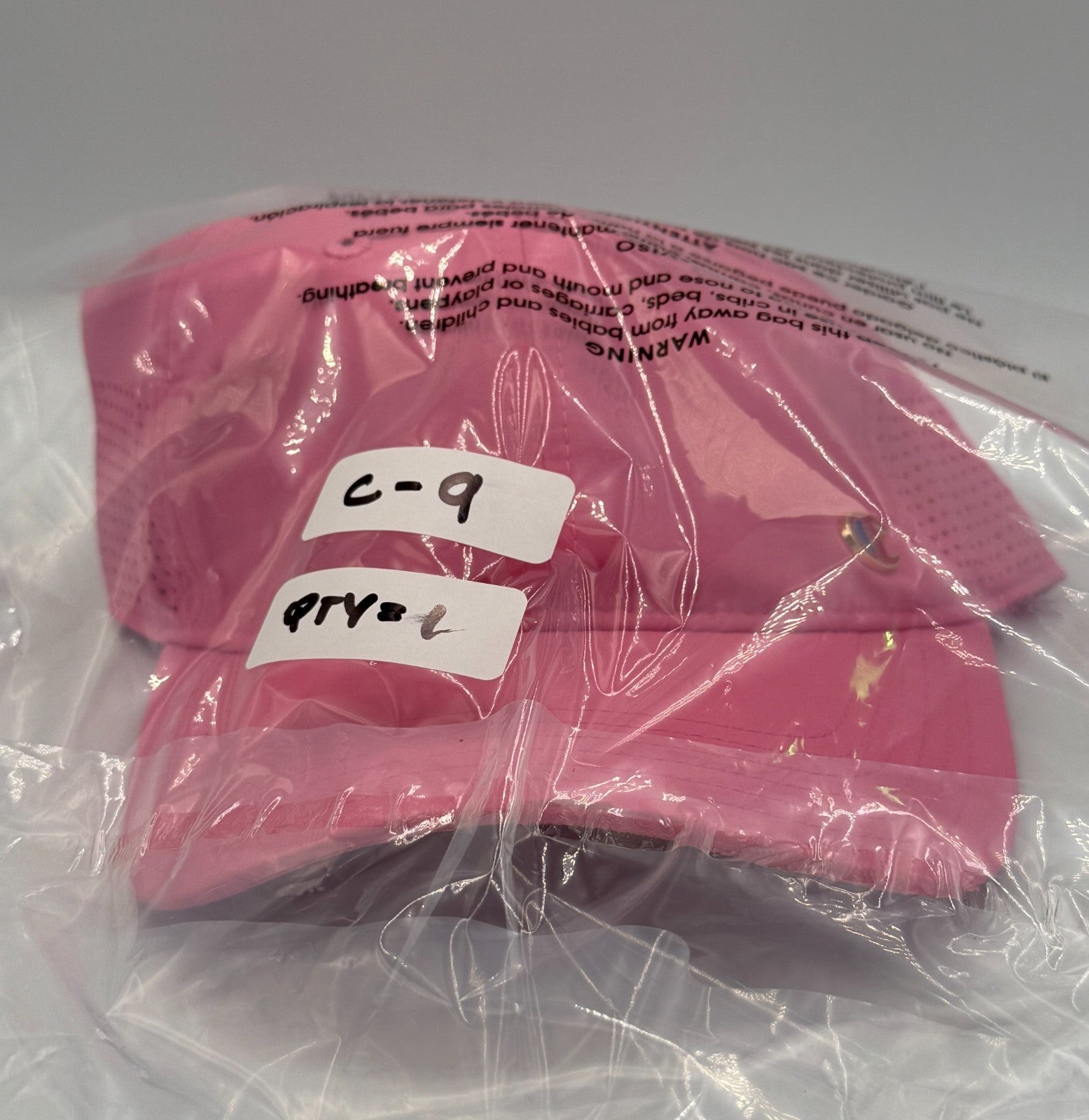 NWT Champion Strapback Cap Women's Pink Adjustable Performance Running Hat
