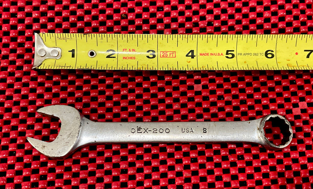 Snap-On Tools OEX200 SAE 5/8 open end box end Wrench used chrome Made In USA N4