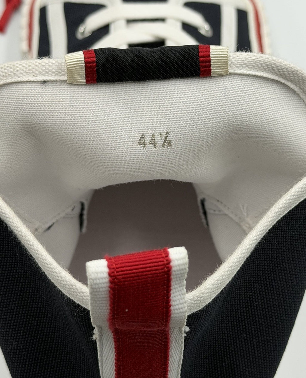 Authentic Christian Louboutin Pedro Donna Canvas Sneakers Size 44.5 EU; 11.5 US