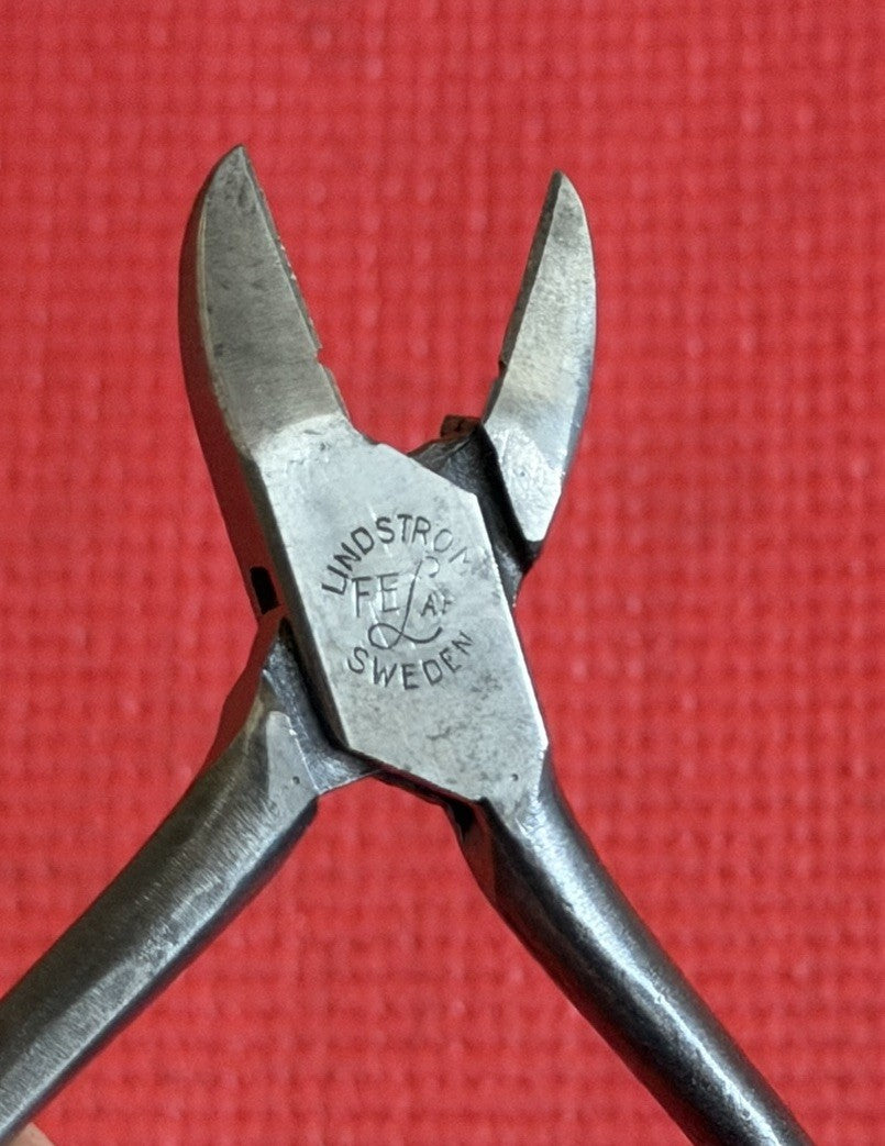 Vintage Lindstrom 5 1/2” Diagonal Cutters Made In Sweden