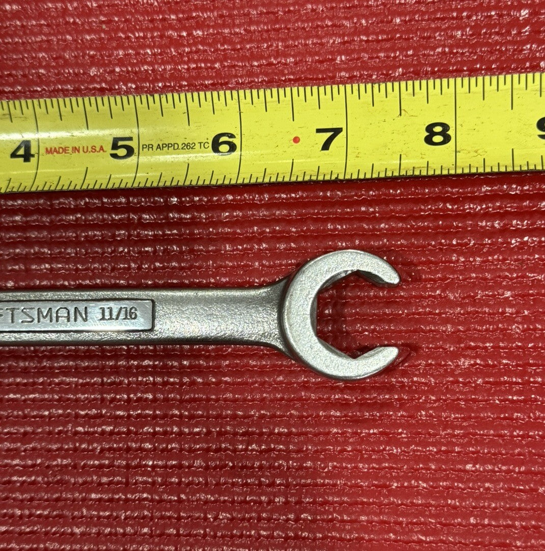 Craftsman V Series 5/8" X 11/16" Flare Nut Line Wrench Made in USA Excellent