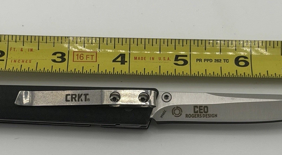 CRKT 7096K CEO Richard Rogers Design EDC Liner Lock Folder Vintage Collectible
