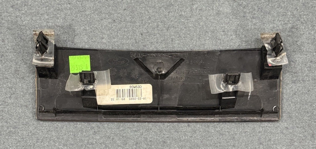 2007-2012 FORD EXPEDITION OEM FRONT CENTER CONSOLE TRIM WOOD GRAIN GENUINE